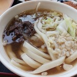 道の駅 富士吉田 軽食コーナー  - 肉うどん　税込550円