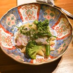 KOTARO Hasegawa DOWNTOWN CUISINE - 酒蒸し蛤のペンネ、いんげんや絹さや、ブロッコリーなどの野菜