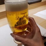 Kyou To Sushi Matsumoto - 乾杯ビール