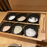 酒彩蕎麦 初代 - ６種の塩
