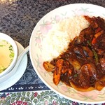 中国料理 凰華 - 麻婆カレー飯(辛)