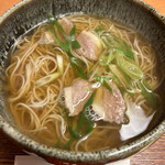 たか兵衛 - 鴨なんばそば＋蕎麦1.5倍
            940円＋130円