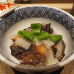 割烹さいお - 旬魚唐揚げの野菜あんかけ