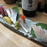 季節料理 藤原 - 造り盛り合わせ