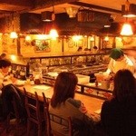 カフェ ラ・ボエム - 迫力満点のオープンキッチン！！！料理が出来るまでの待ち時間も楽しくなります。