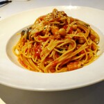 Promessa  - 白インゲン豆とベーコンのトマトパスタ(大盛)