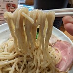 Tsuke Mena-Ru Ando Bi- - 麺リフト   三河屋製麺全粒粉入り太麺。