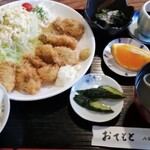 金山 - 料理写真:カキフライ定食