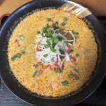 Chankoyagura Daiko - 坦々麺を思わせるスープの色。