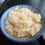 Washoku Shimizu - ○近江米 みずかがみを使った 月替わりの御飯
                      今月は生姜ご飯だった。
                      これは魚のアラ？などの出汁がシッカリと出ていて
                      旨味はシッカリとあり生姜で味わいが締まってる。