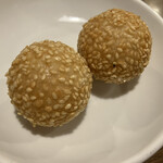 ラーメン じゃんじゃん - デザート　胡麻団子