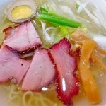 あさの豚の叉焼やメンマ、那須白美人葱を絶品(2013.08)