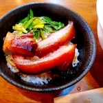 らあめん厨房 どる屋 - ”あさの豚”のほっぺたごはん(2013.08)