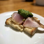 グシテ - 鯖のブルスケッタ