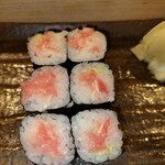 海老寿司 - 中落ち巻き