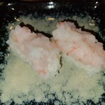 海老寿司 - 甘えびの叩き握り