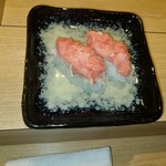 海老寿司 - 海苔無し中落ち握り