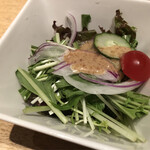 杜の都寿司田 - 紅セットのサラダ