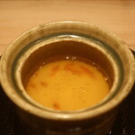 鮨 しみづ - 桜海老の茶碗蒸しアップ