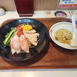 餃子の王将 - 冷やし中華マヨ無し( ω-、)