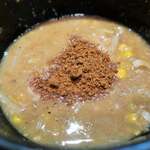 Jagura - 味噌つけ麺　カレー粉を多めに投入