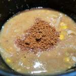 じゃぐら - 味噌つけ麺　カレー粉を多めに投入