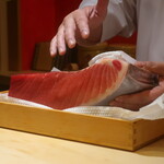 鮨 しみづ - 本鮪の腹上一番