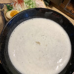 パイタンラーメン キャトル 鷹匠 - 手火山カプチーノ1100円