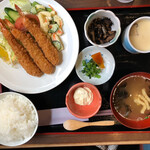Washokudou Miyajima - えびフライ定食