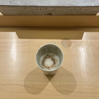 鮨 神楽 - 新玉ねぎのポタージュ