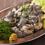 Charcoal-grilled Miyazaki chicken thighs