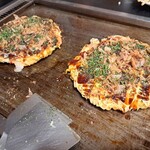 とり京 - ミックスお好み焼き