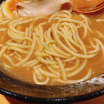 麺 波道 - 横浜家系 醤油 麺大盛り