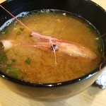 小判寿司 - あら汁。