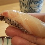 小判寿司 - 焼〆いさき。