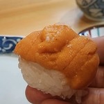 小判寿司 - 雲丹。