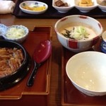 Unagi no mura koshi - とろろ鰻茶漬け 始めて食べました。臭みは全くなく美味しくて元気出て最高です。翌日 肌の調子がバツグンでした！