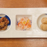 界 箱根 - 朝食(いとこ寄せ 牛肉の生姜煮 彩りなます 利休牛蒡 鰊の旨煮)
