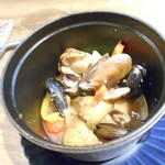 ミアスタンド - 貝類シェリー酒蒸し