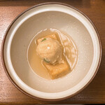 界 箱根 - 朝食(鶏とおからのつくね 厚揚げ豆腐 美味出汁餡)