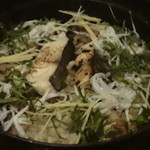 ぼうの - 鰆と白魚の鉄鍋ご飯（二人前１，６００円）