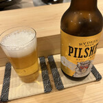 銀座 きた川 - 猿倉山クラフトビールで乾杯‼️