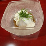 銀座 きた川 - 河豚の焼き霜、白子和え