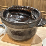 銀座 きた川 - 近江米の土鍋ご飯