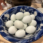 銀座 きた川 - 青い卵