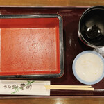 うなぎの豊川 - 完食！ごちそうさまでした！( ^人^ )