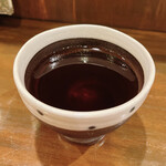 うなぎの豊川 - サービスの冷たいお茶