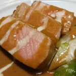 Resutoram Minami - 豚ロース肉モリーユ茸季節野菜