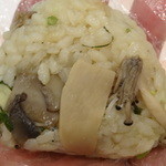 ぼうの - 具沢山の鉄鍋ご飯のお握り