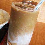 天香一 - ランチドリンクはアイスコーヒーを選択